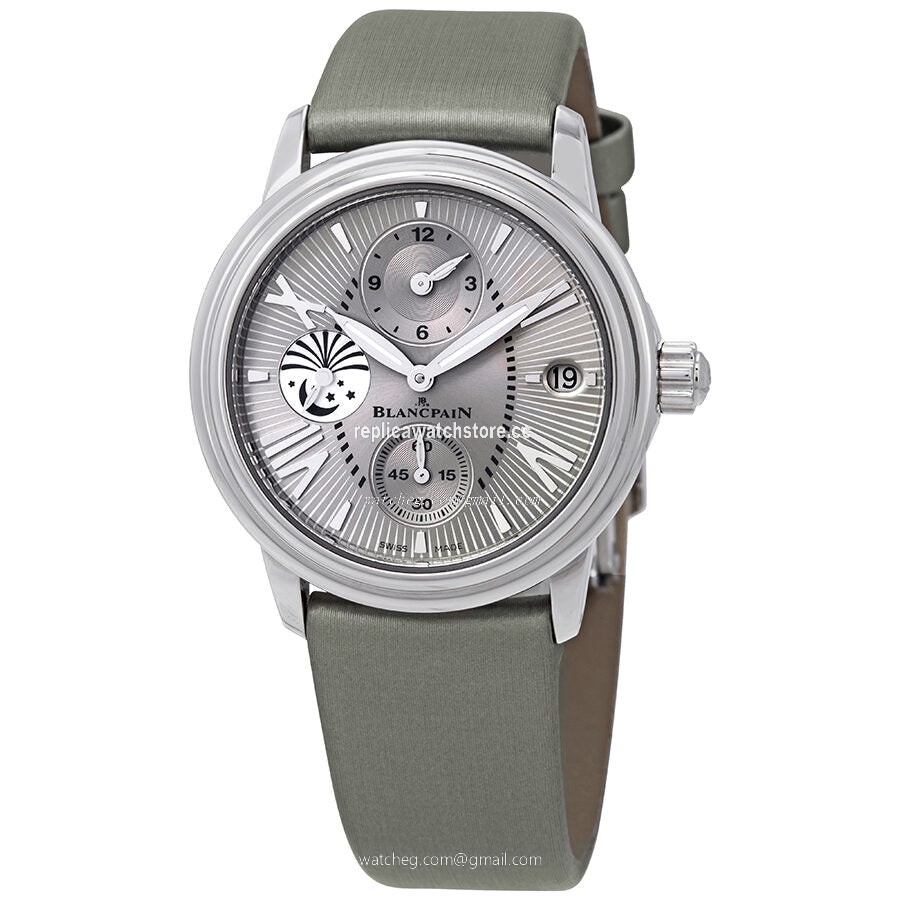 Blancpain Double Time Zone 3760-1136-52B Ladies Automatic