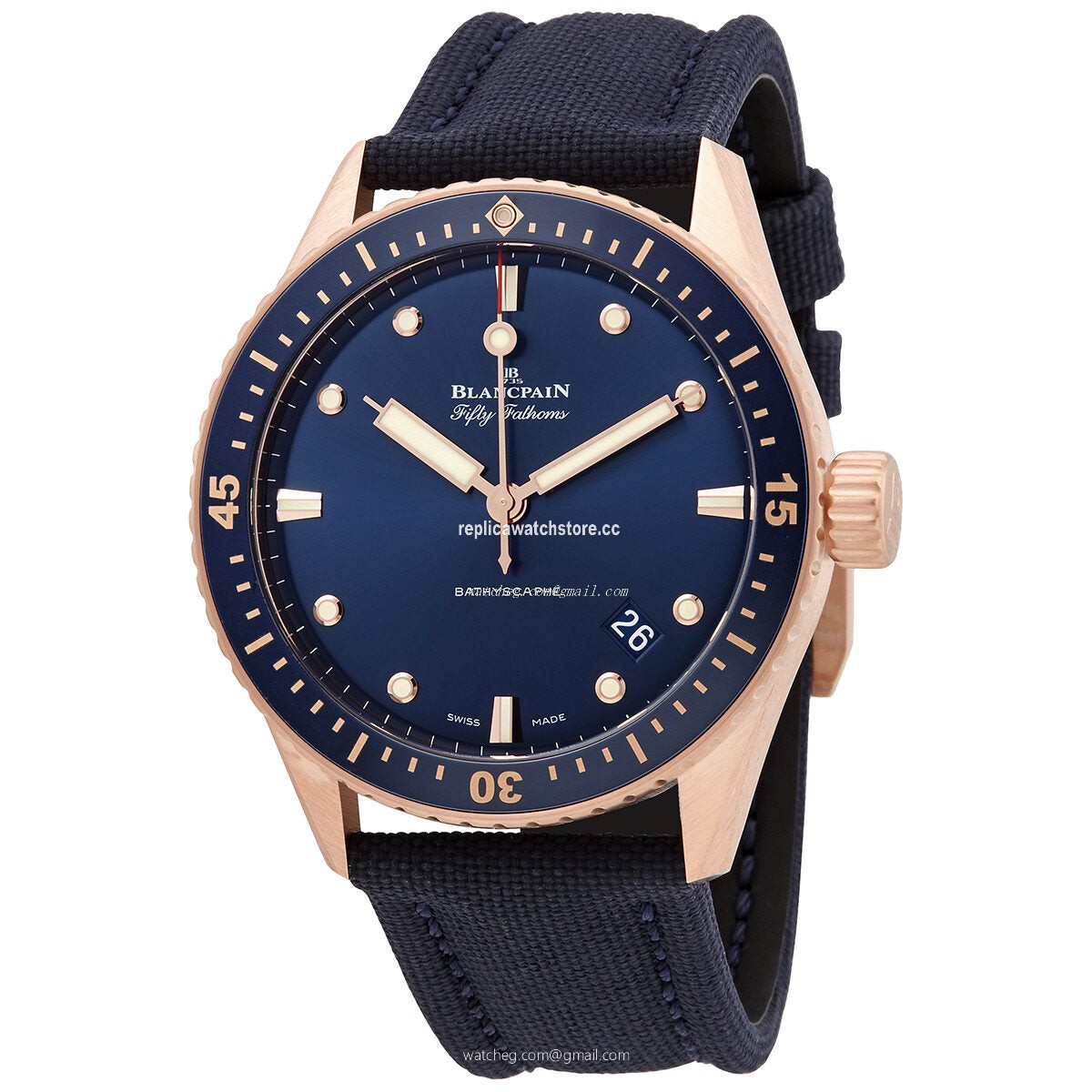 Blancpain Fifty Fathoms 5000-36S40-O52A Men's Automatic