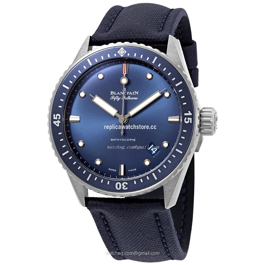 Blancpain Fifty Fathoms Bathyscaphe 5000-0240-O52A Men's Automatic