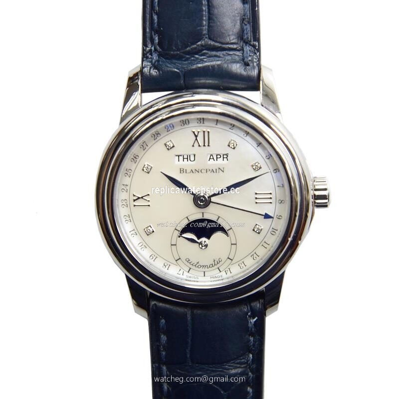 Blancpain Leman Moonphase & Complete Calendar 2360-1191A-55B Ladies Automatic
