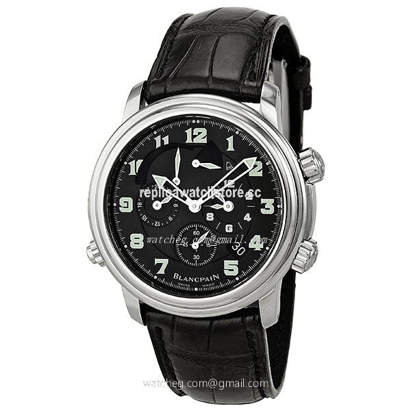 Blancpain Leman Reveil Gmt 2041-1130-53B Men's Automatic