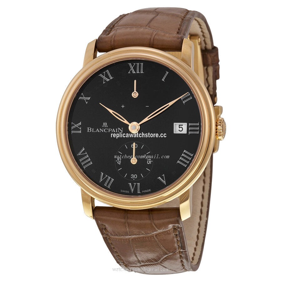 Blancpain Villeret 8 Days 6614-3637-55B Men's Hand Wind
