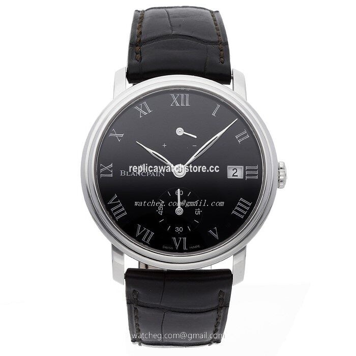 Blancpain Villeret 8 Jours Manuelle 6614-3437-55B Men's Hand Wind