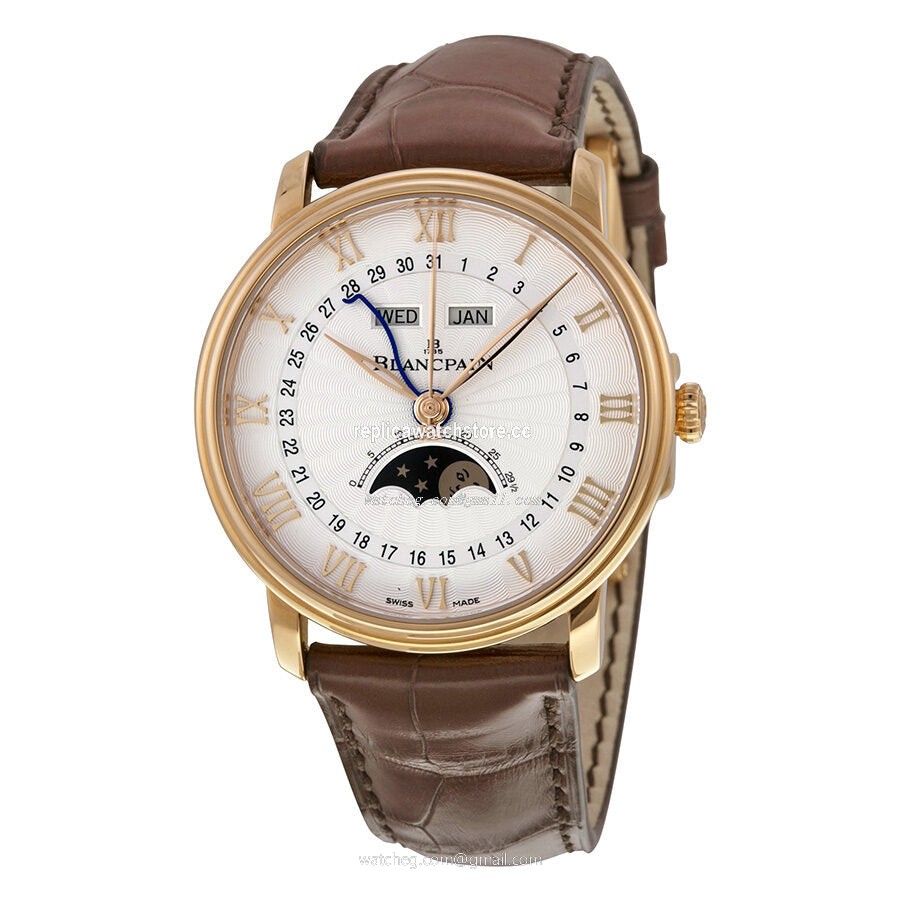 Blancpain Villeret Moonphase & Complete Calendar 6664-3642-55B Men's Automatic
