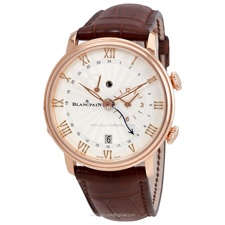 Blancpain Villeret Reveil Gmt 6640-3642-55B Men's Automatic