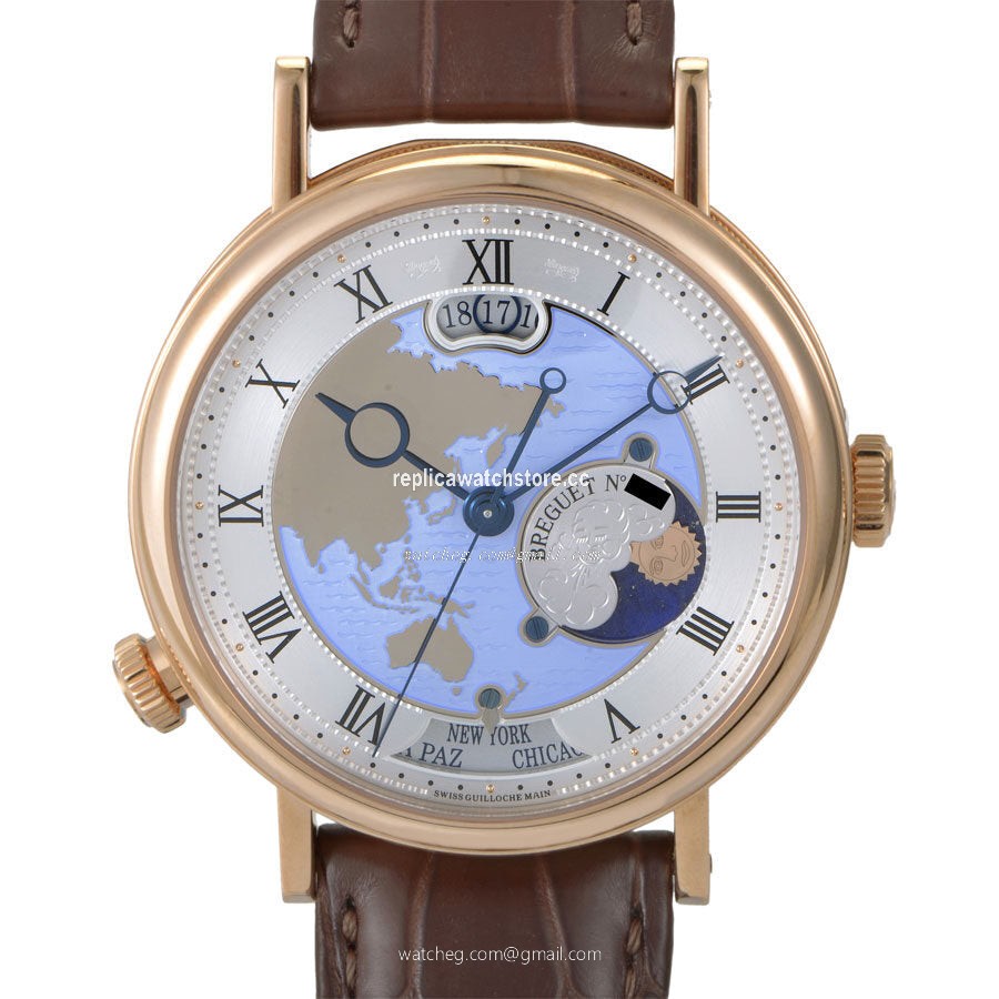 Breguet Classique Hora Mundi 5717BR/AS/9ZU Men's Automatic