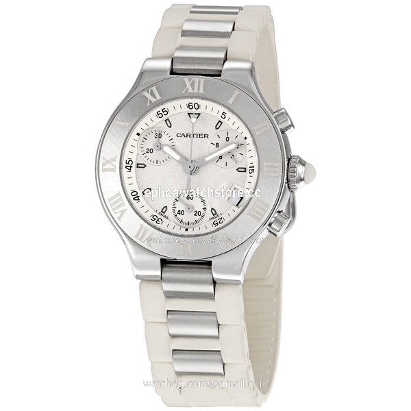 Cartier 21 Chronoscaph W10197U2 Unisex Quartz