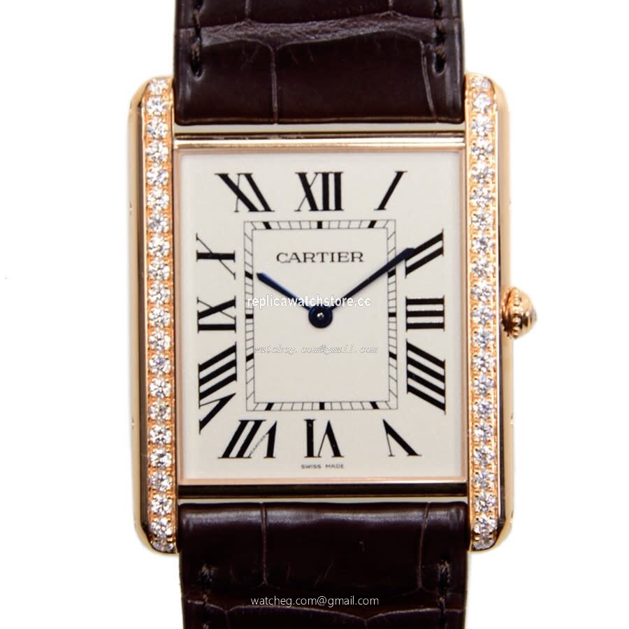 Cartier Tank WT200005 Men's Hand Wind