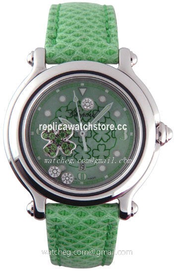 Chopard Chopard Happy Sport Diamond Emerald Good Luck Clov 27/8428 Unisex Quartz