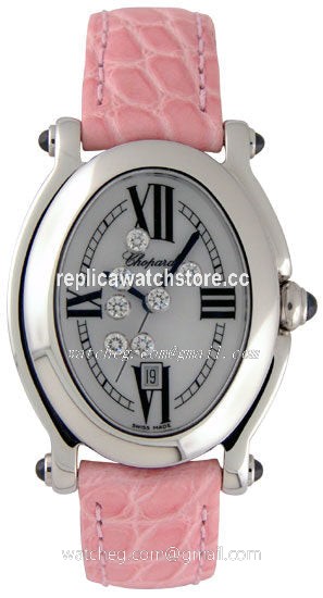 Chopard Happy Sport Oval 278937-23-PINK Ladies Quartz