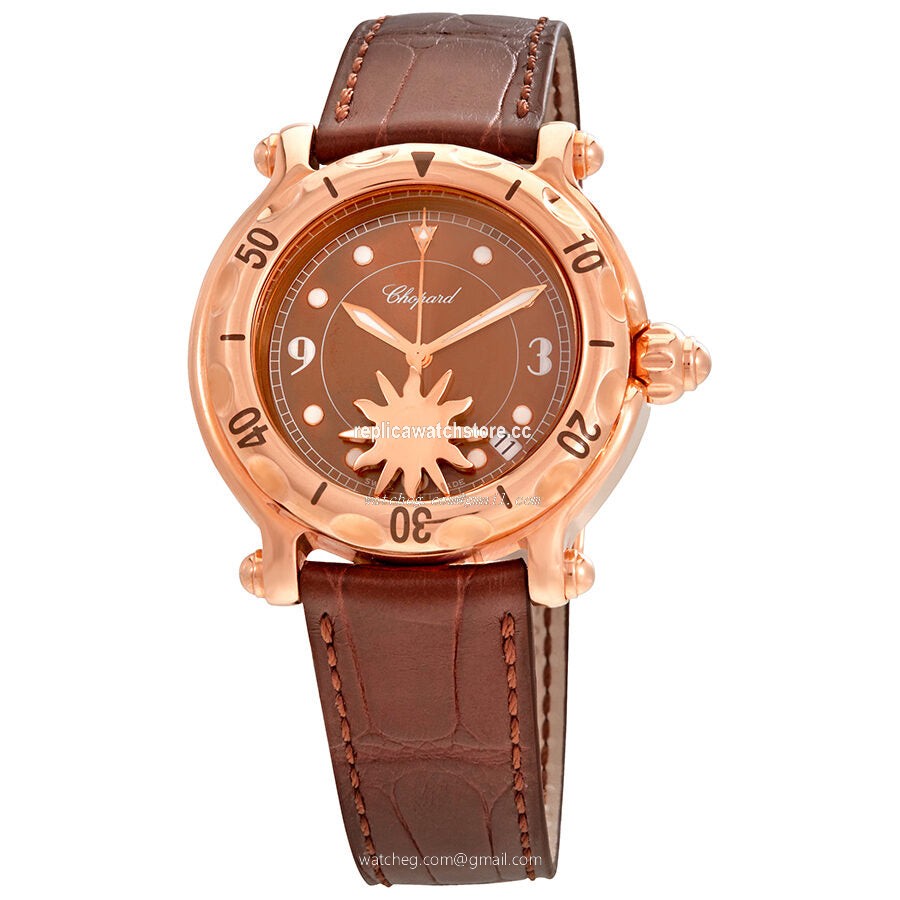 Chopard Happy Sport Sun Brown 283578-5001 Ladies Quartz