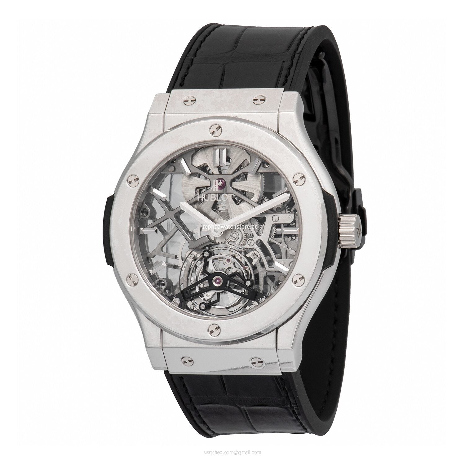 Hublot Ultra-Thin Skeleton Tourbillon 505.TX.0170.LR Men's Automatic