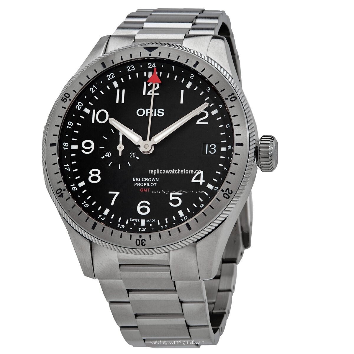 Oris Propilot Timer Gmt 01 748 7756 4064-07 8 22 08 Men's Automatic