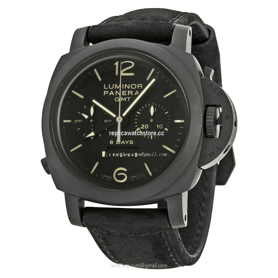 Panerai Luminor 1950 Chrono Monopulsante 8 Days Gmt PAM00317 Men's Hand Wind