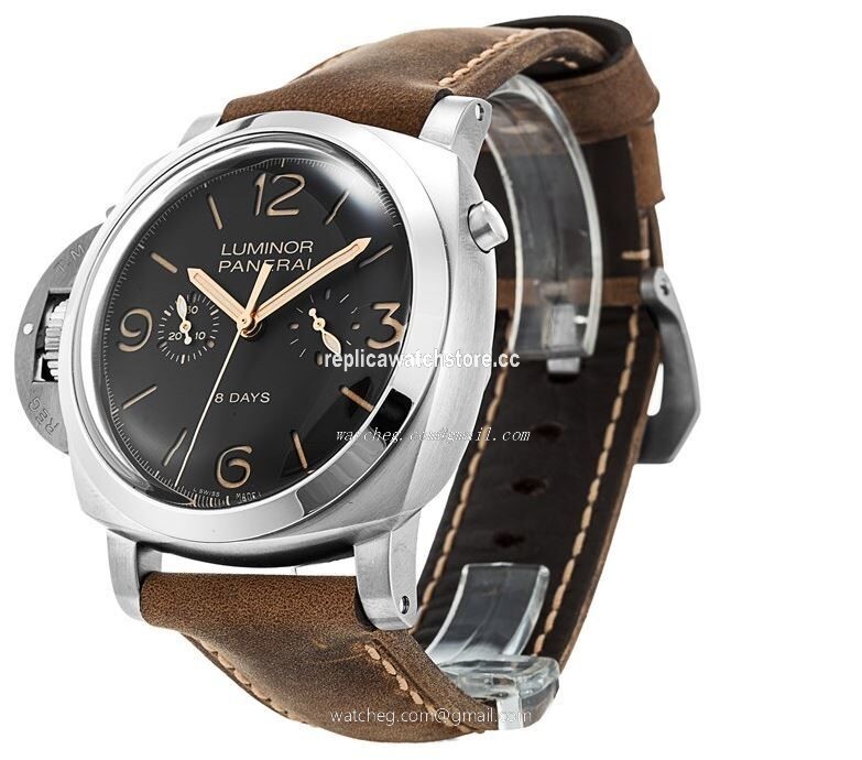 Panerai Luminor 1950 Chrono Monopulsante Left-Handed 8 Day PAM00579 Men's Hand Wind