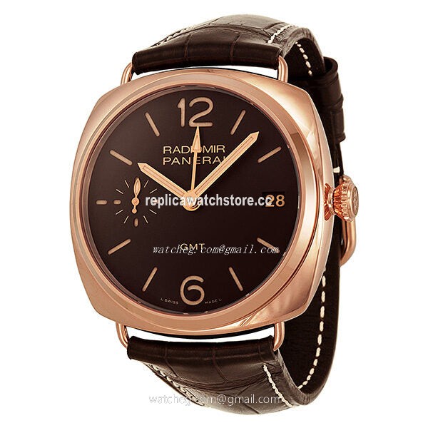 Panerai Radiomir Gmt PAM00421 Men's Hand Wind