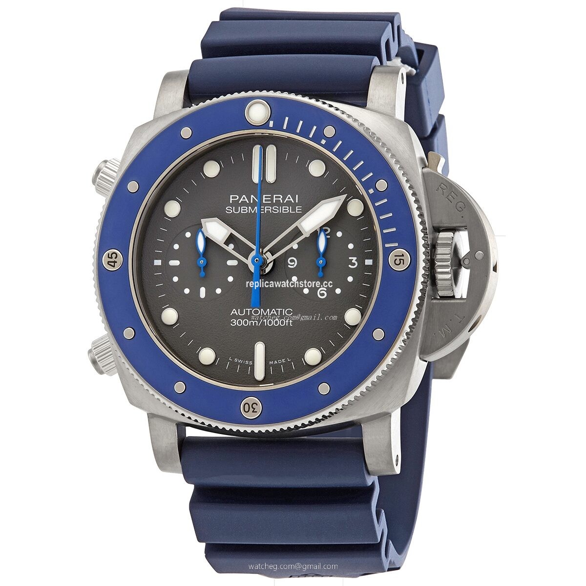 Panerai Submersible Chrono Guillaume Nery Edition PAM00982 Men's Automatic