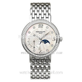 Patek Philippe Moon Phases 4958-1G Ladies Hand Wind