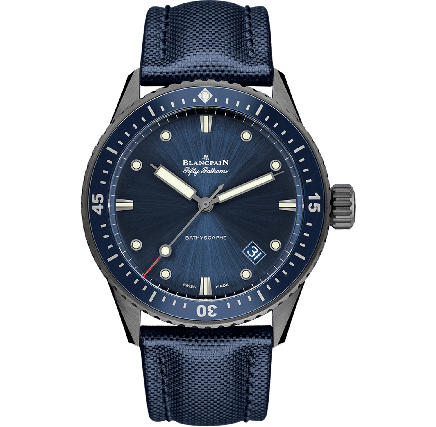 Blancpain Fifty Fathoms Bathyscaphe 5000-0240-O52A Men/Unisex Self-winding