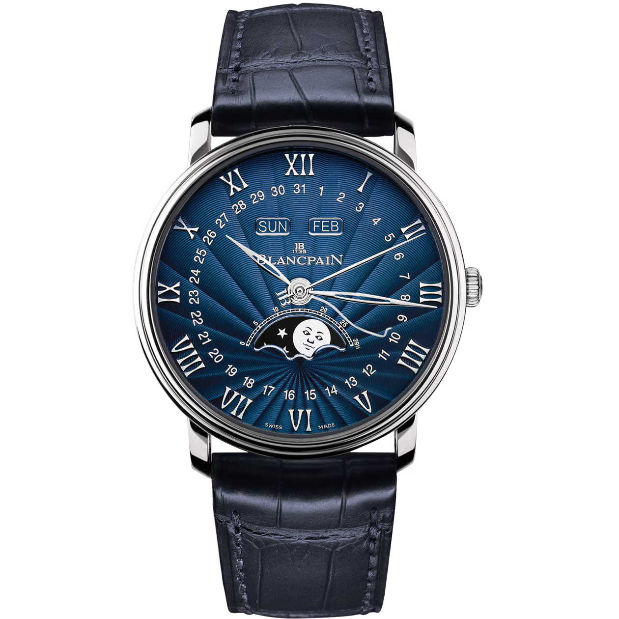 Blancpain Villeret Quantieme Complet 6654-1529-55B Men/Unisex Self-winding