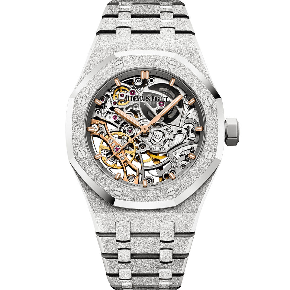 Audemars Piguet Royal Oak Double Balance Wheel Openworked 15466BC.GG.1259BC.01 Women Self-winding