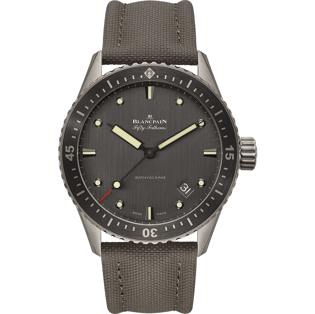 Blancpain Fifty Fathoms Bathyscaphe 5000-1210-G52A Men/Unisex Automatic