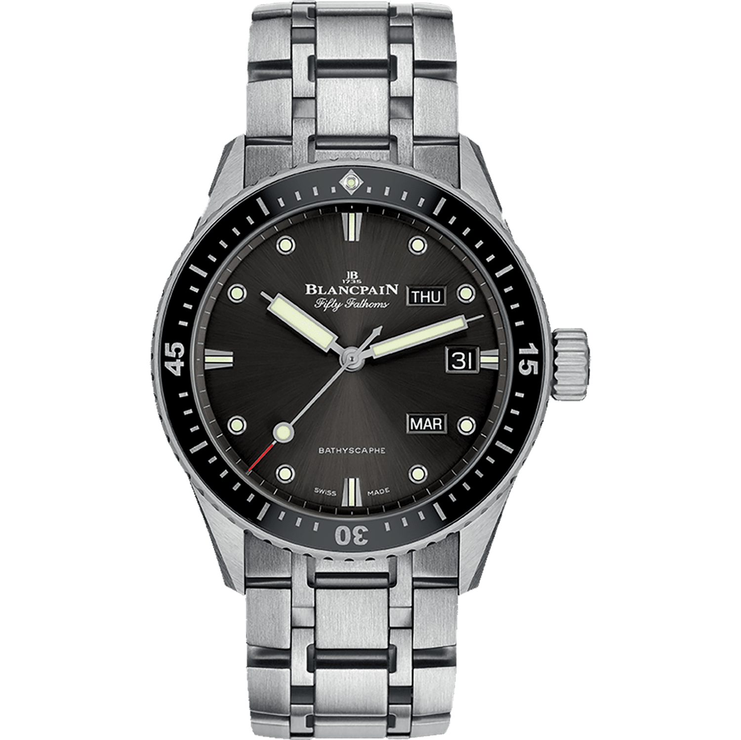 Blancpain Fifty Fathoms Bathyscaphe Quantieme Annuel 5071-1110-70B Men/Unisex Automatic