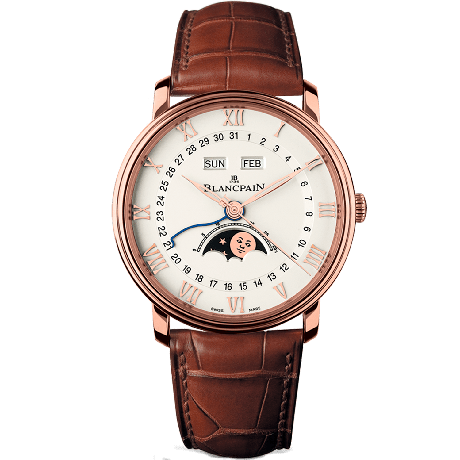 Blancpain Villeret Quantieme Complet 6654-3642-55B Men/Unisex Automatic