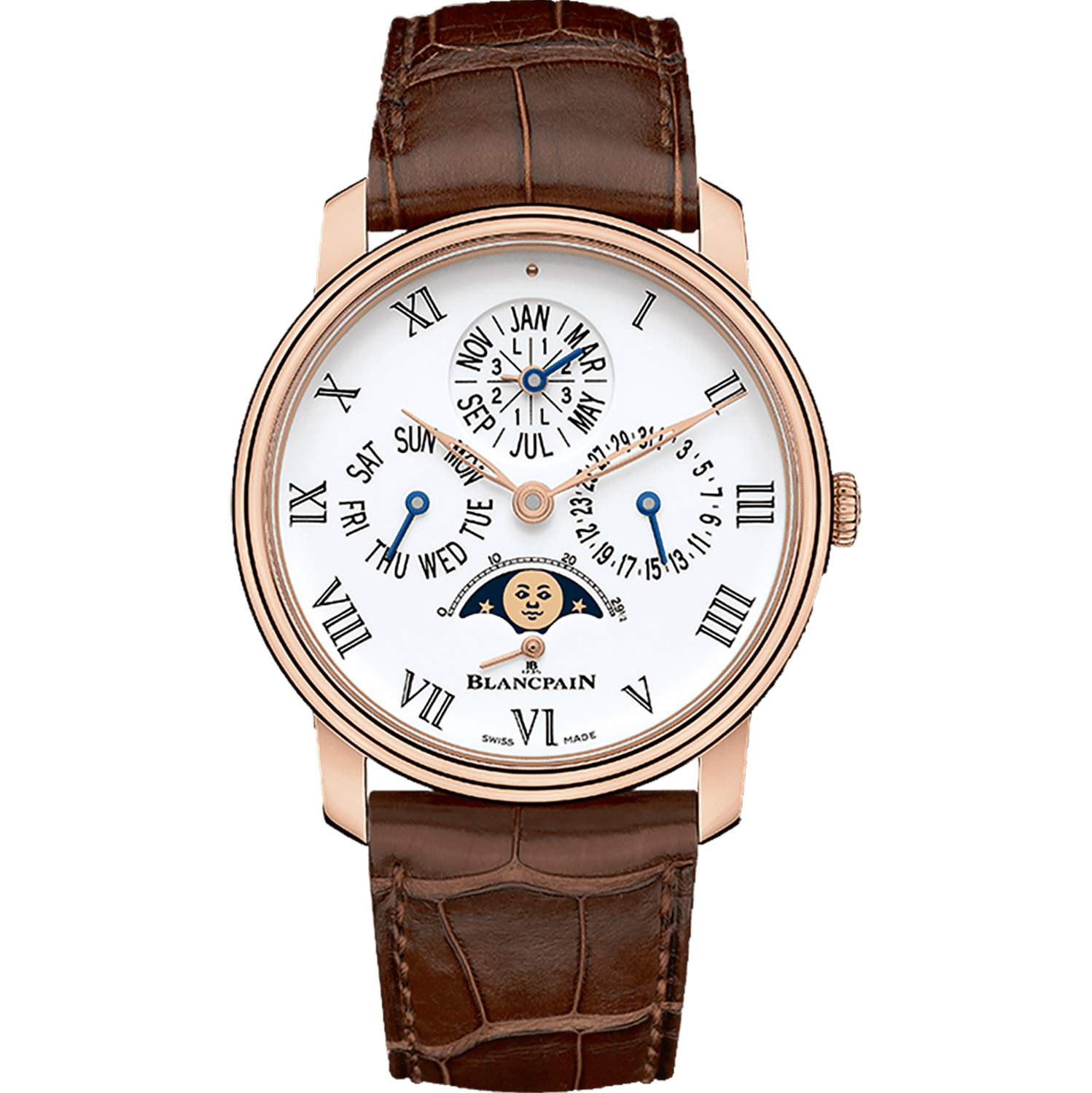 Blancpain Villeret Quantieme Perpetuel 8 Jours 6659-3631-55B Men/Unisex Automatic
