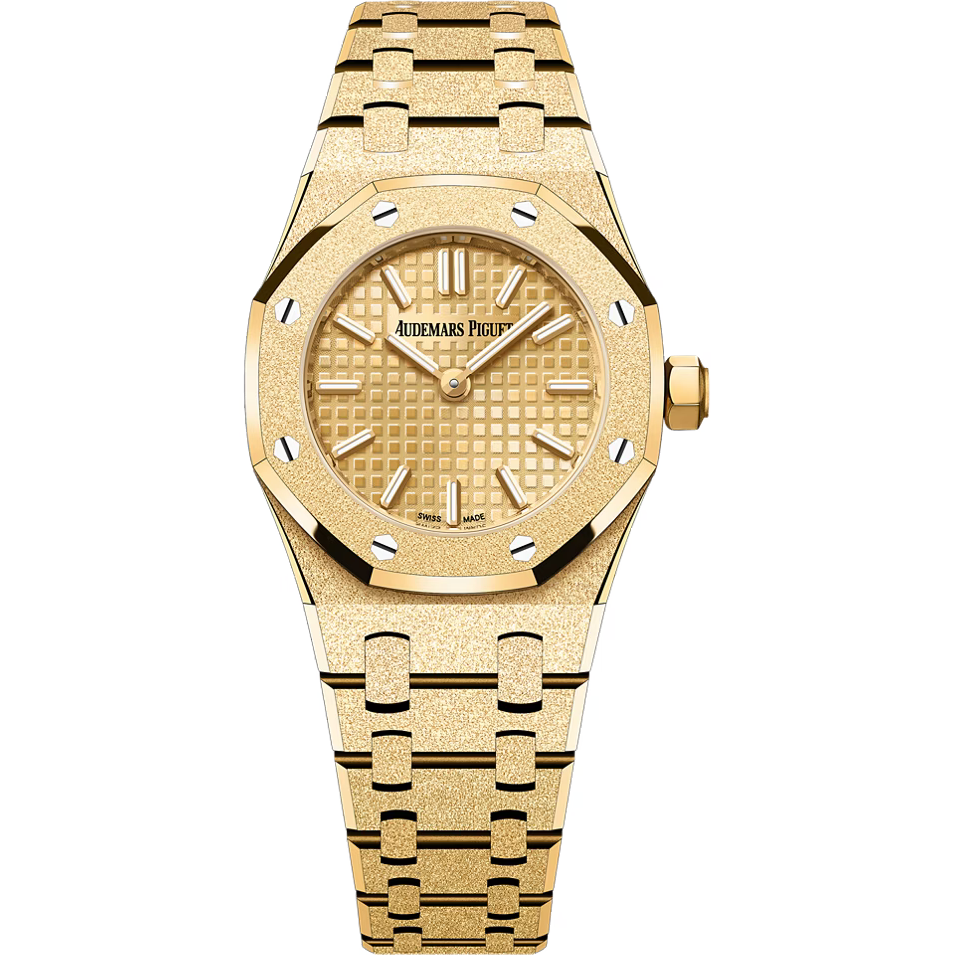 Audemars Piguet Royal Oak Mini Frosted Gold Quartz 67630BA.GG.1312BA.01 Women Quartz
