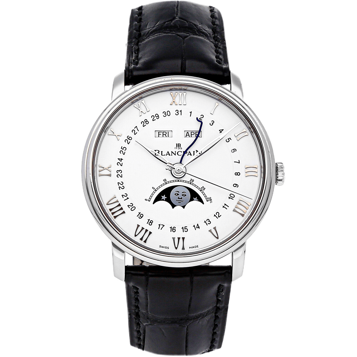 Blancpain Villeret Quantieme Complet 6654-1127-55B Men/Unisex Automatic