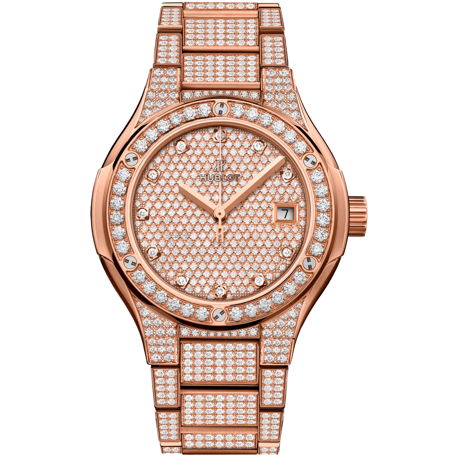 Hublot Classic Fusion Bracelet 585.OX.9000.OX.3604 Women Automatic