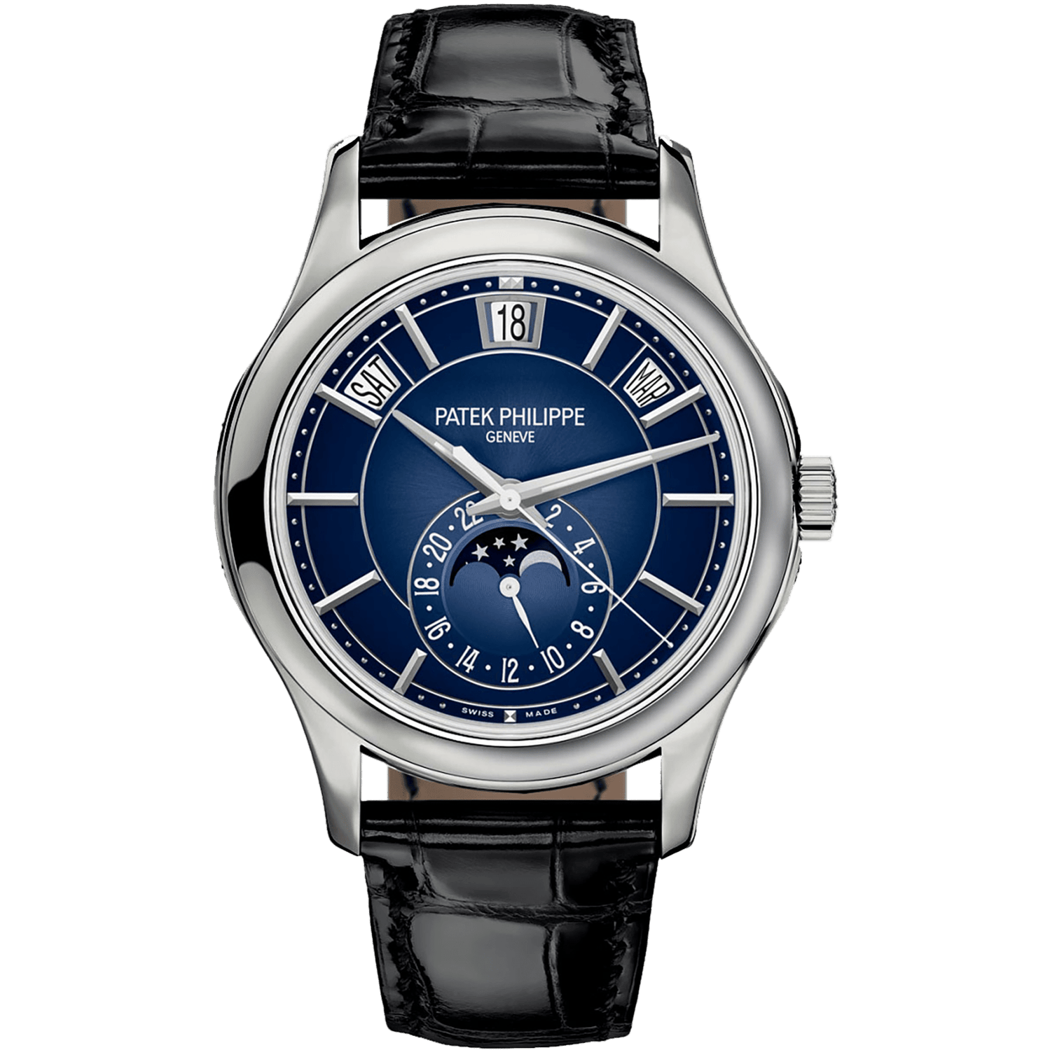 Patek Philippe Complications Annual Calendar Moon Phases 5205G-013 Men/Unisex Automatic