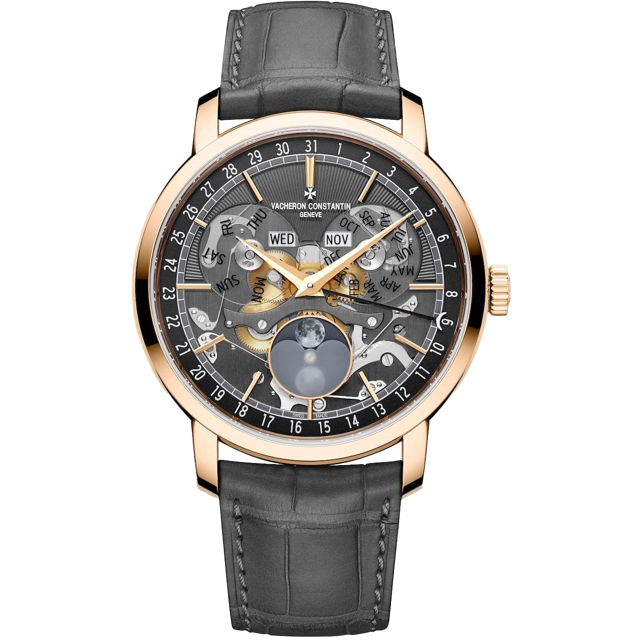 Vacheron Constantin Traditionnelle Complete Calendar Openface 4020T/000R-B654 Men/Unisex Automatic