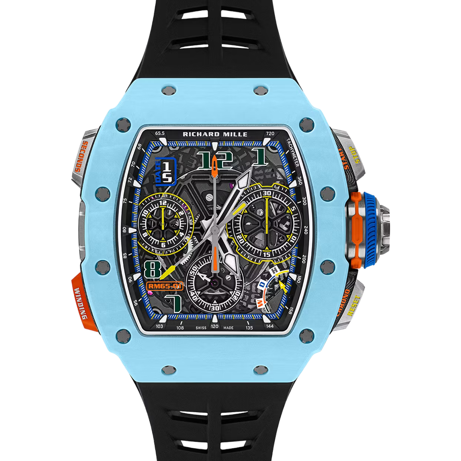 Richard Mille RM65-01 RM65-01 FQ BLUE Men/Unisex Self-winding