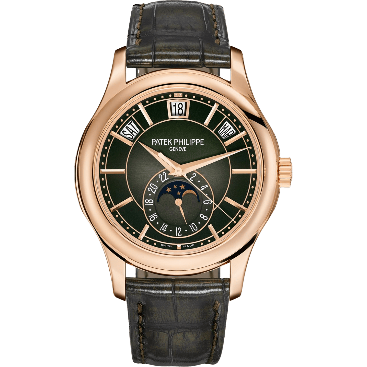 Patek Philippe Complications Annual Calendar Moon Phases 5205R-011 Men/Unisex Self-winding