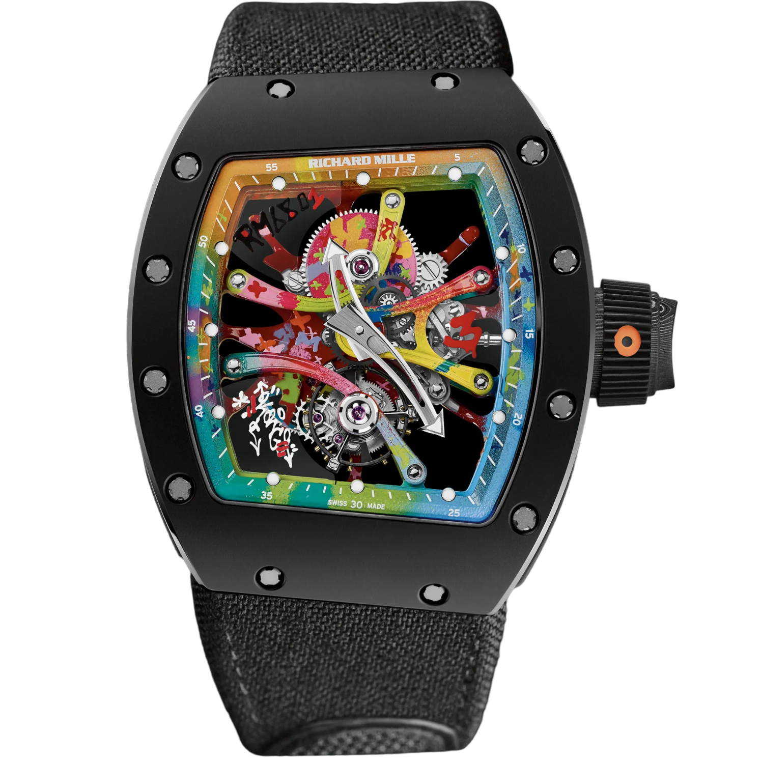 Richard Mille RM68-01 CA-TZP Cyril Kongo Men/Unisex Manual winding Tourbillon