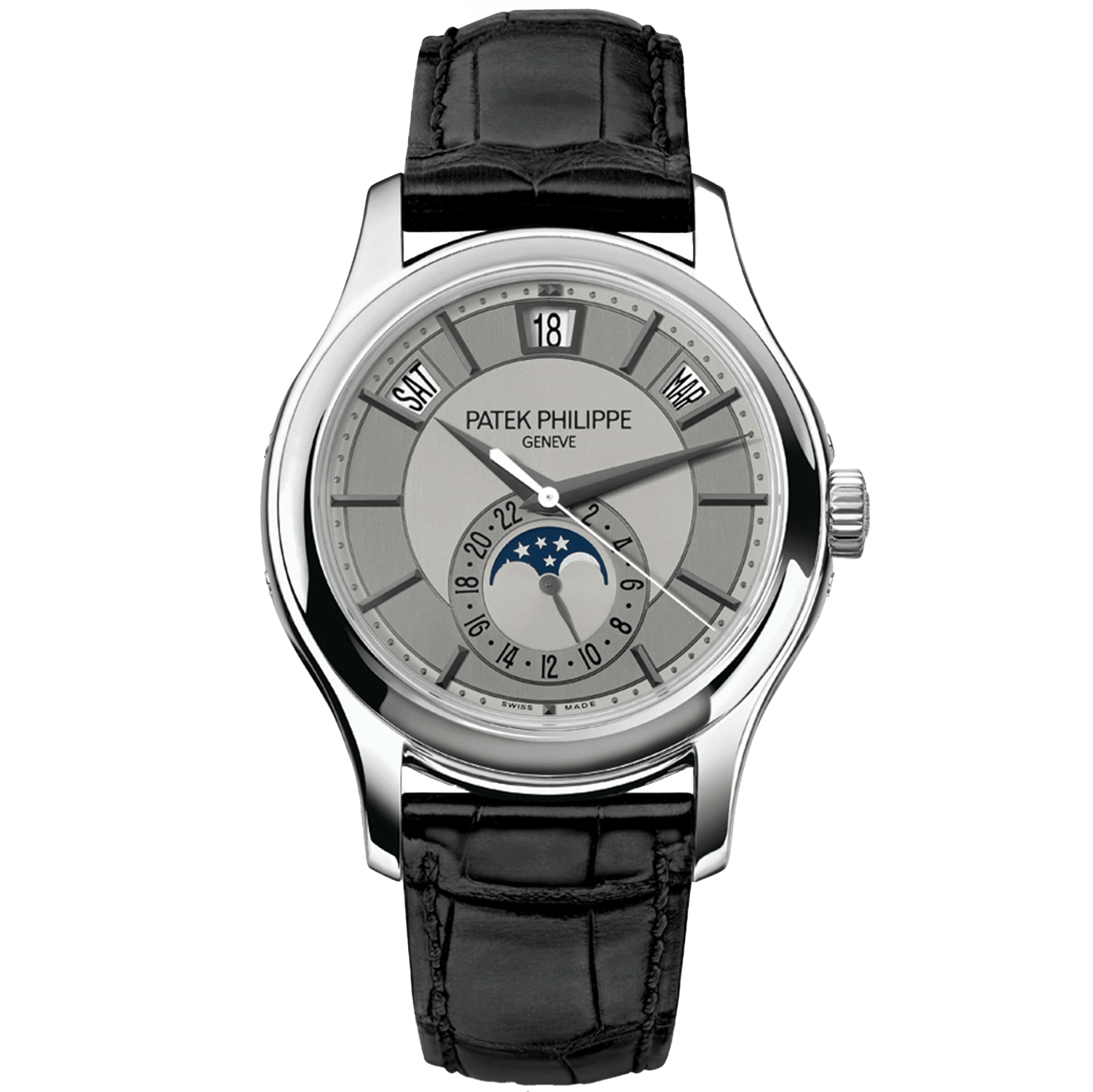Patek Philippe Complications Annual Calendar Moon Phases 5205G-001 Men/Unisex Automatic