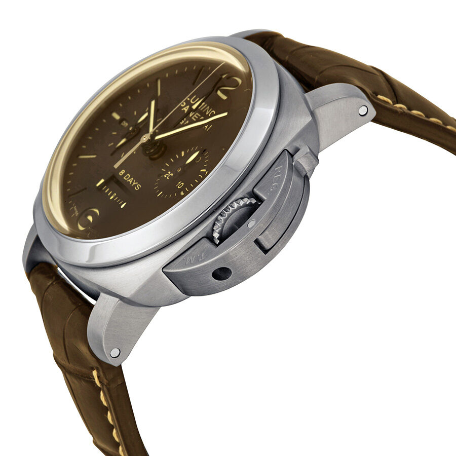 Panerai Luminor 1950 8 Days Chrono Monopulsante Gmt Titani PAM00311 Men's Hand Wind 1