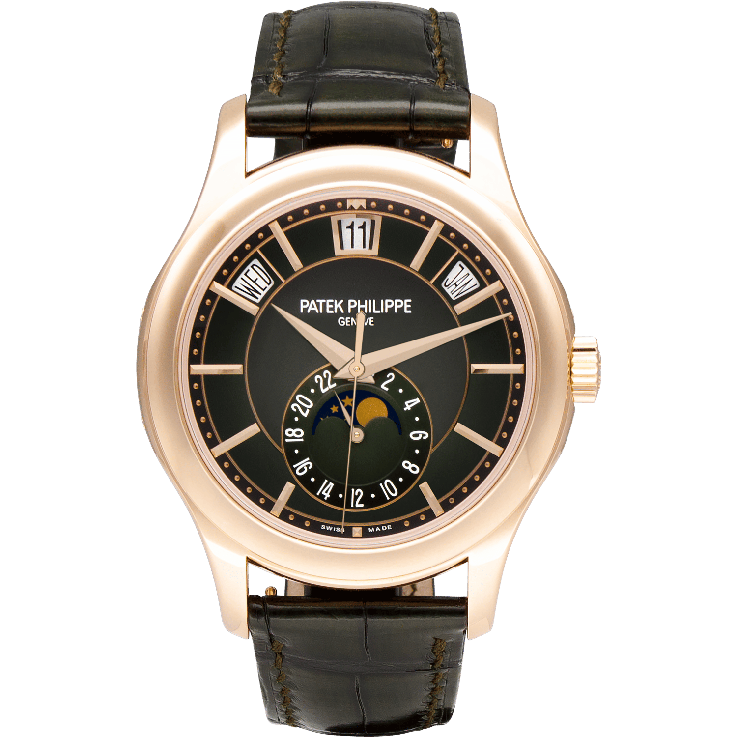 Patek Philippe Complications Annual Calendar Moon Phases 5205R-011 Men/Unisex Self-winding 1