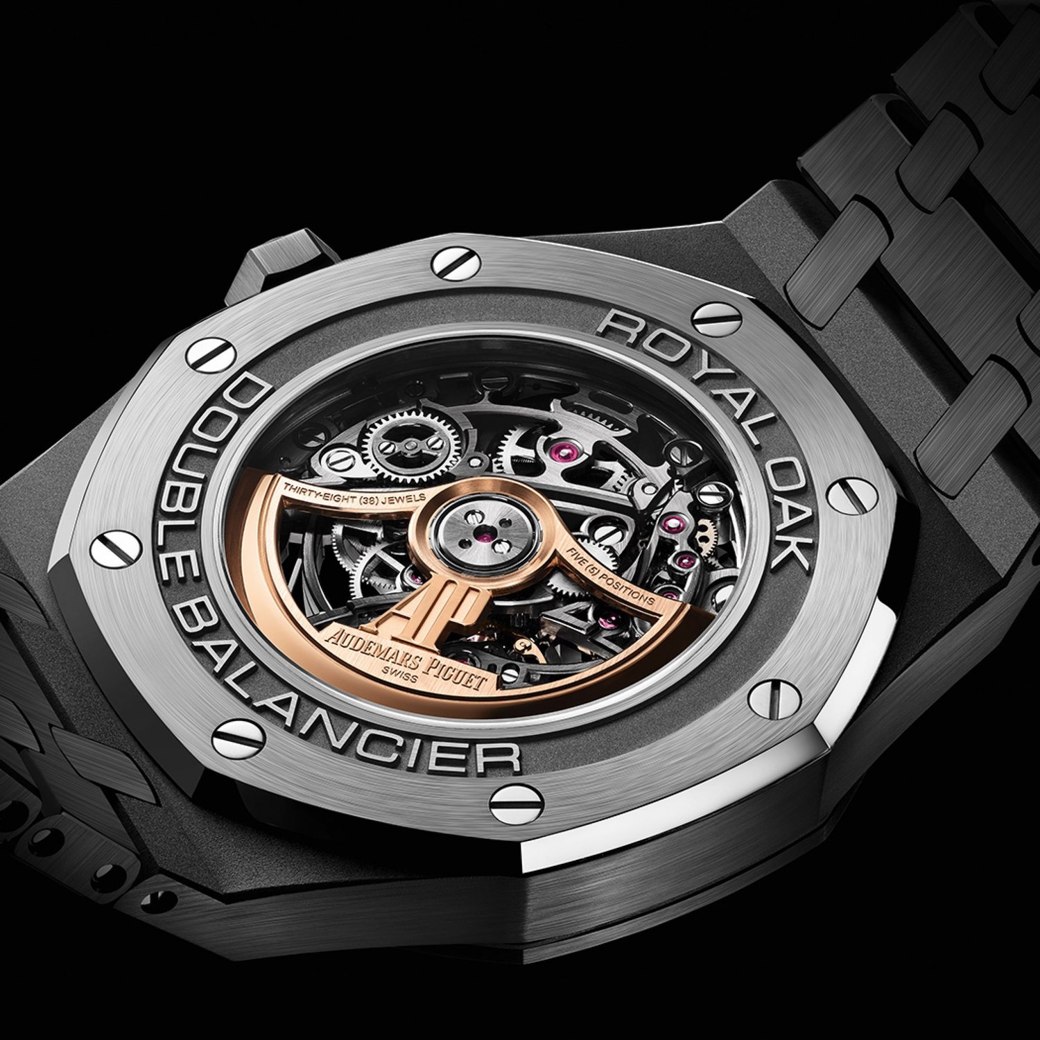 Audemars Piguet Royal Oak Double Balance Wheel Openworked 15416CE.OO.1225CE.01 Men/Unisex Self-winding 1