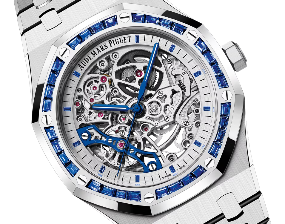 Audemars Piguet Royal Oak Double Balance Wheel Openworked 15412BC.SS.1220BC.02 Men/Unisex Self-winding 1