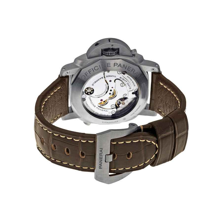 Panerai Luminor 1950 8 Days Chrono Monopulsante Gmt Titani PAM00311 Men's Hand Wind 2