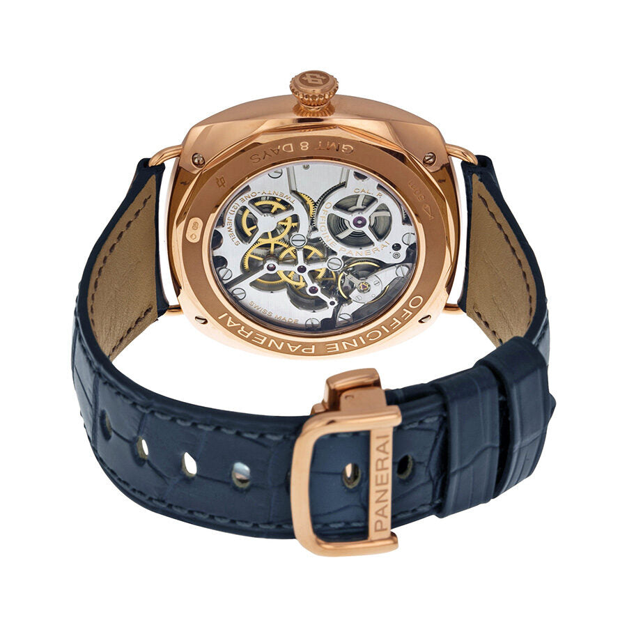 Panerai Radiomir 8 Days Gmt Oro Rosso PAM00538 Men's Hand Wind 2