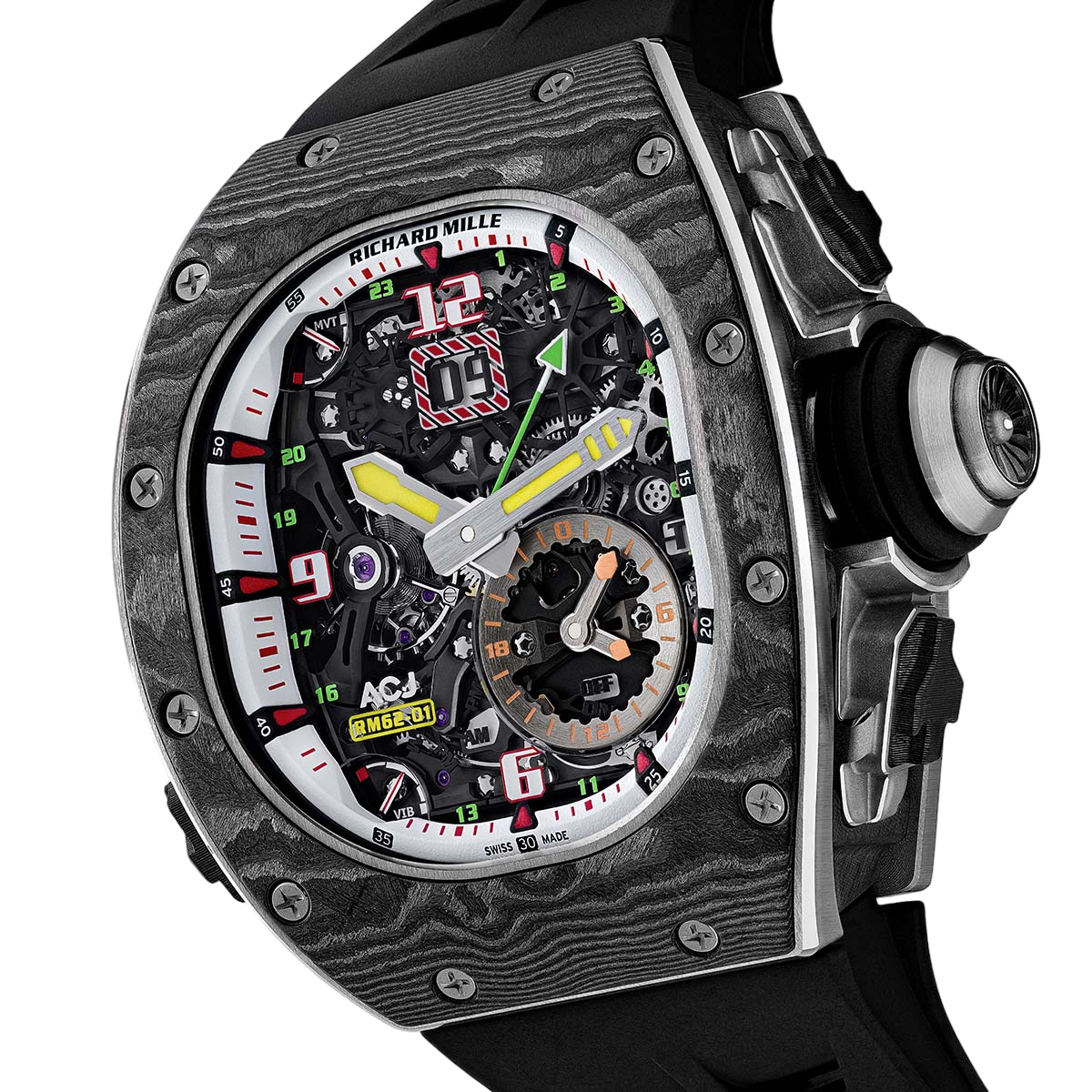 Richard Mille RM62-01 CA Ti Men/Unisex Manual winding Tourbillon 2