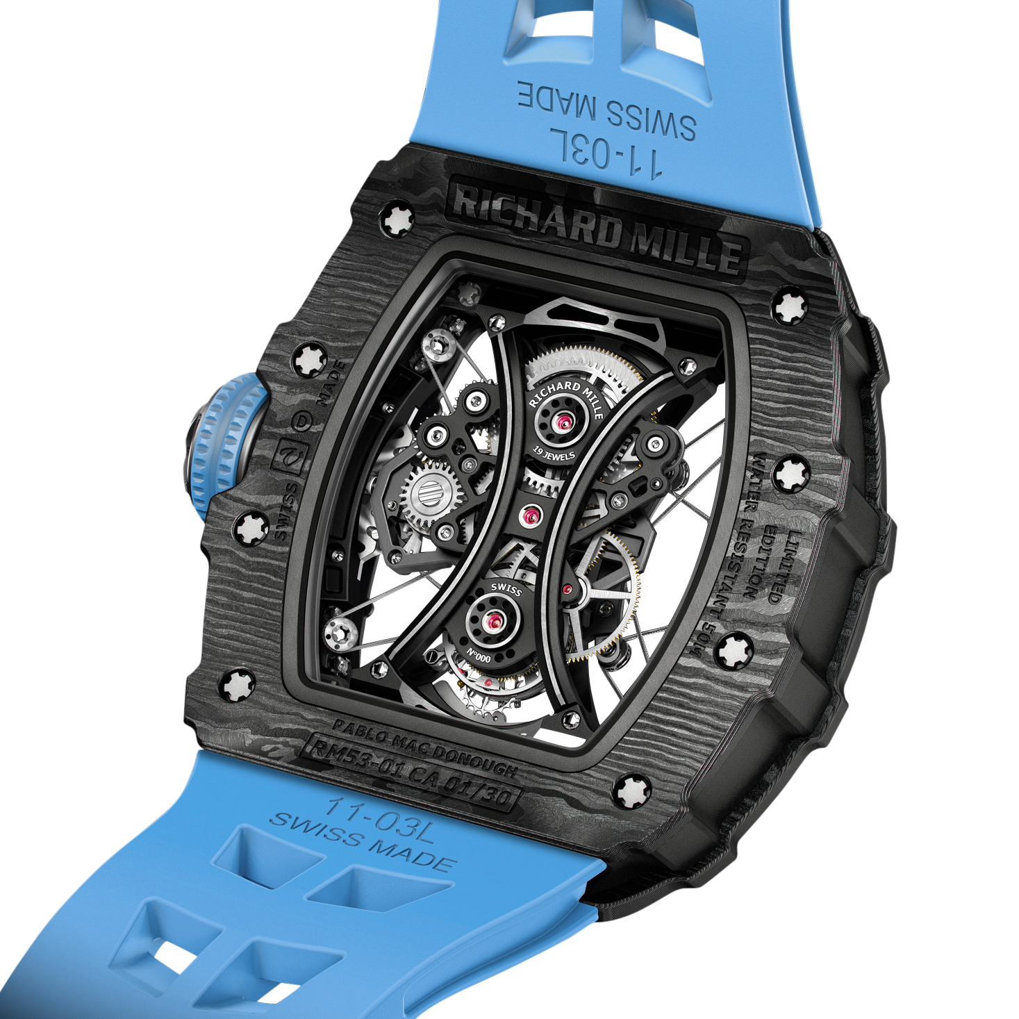 Richard Mille RM53-01 RM 53-01 CA Men/Unisex Manual winding Tourbillon 2
