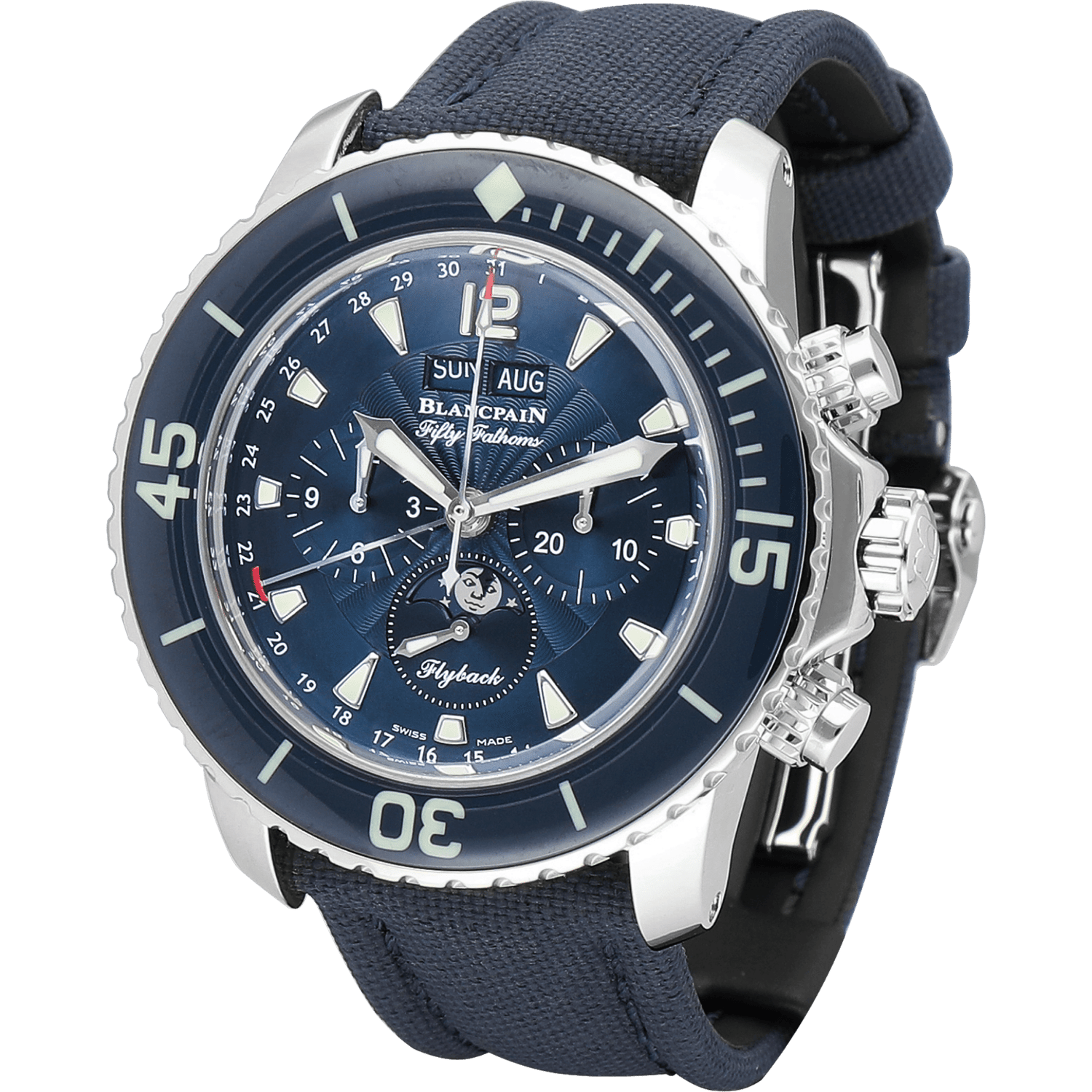 Blancpain Fifty Fathoms Complete Calendar Chronograph Flyback 5066F-1140-52B Men/Unisex Automatic 2