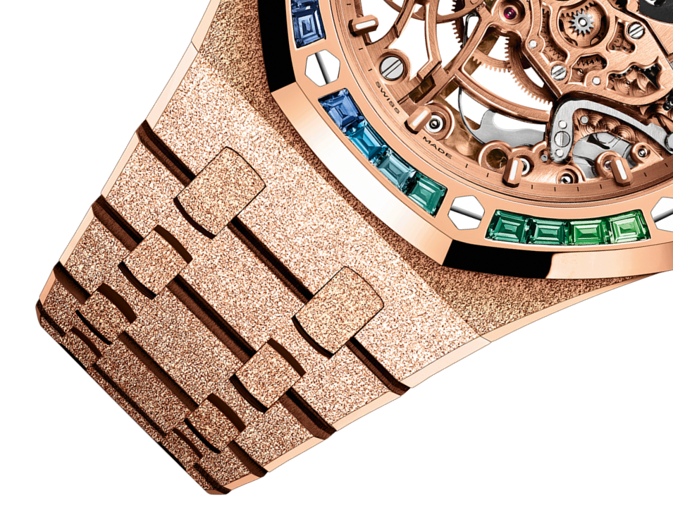 Audemars Piguet Royal Oak Frosted Gold Double Balance Wheel Openworked 15468OR.YG.1259OR.01-B Men/Unisex Self-winding 3