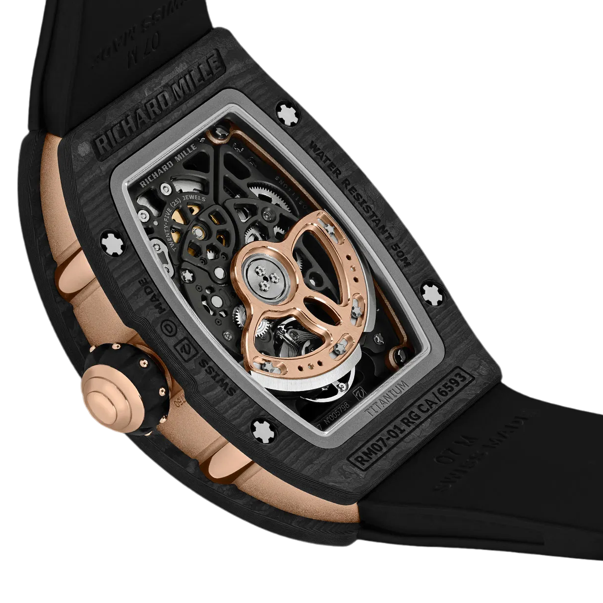 Richard Mille RM07-01 RM07-01 RG CA Intergalactic Misty Night Women Self-winding 3