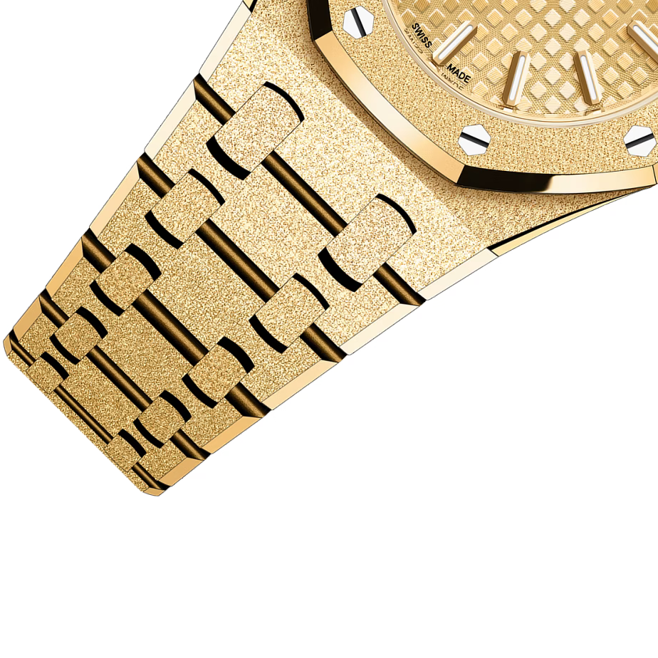 Audemars Piguet Royal Oak Mini Frosted Gold Quartz 67630BA.GG.1312BA.01 Women Quartz 3